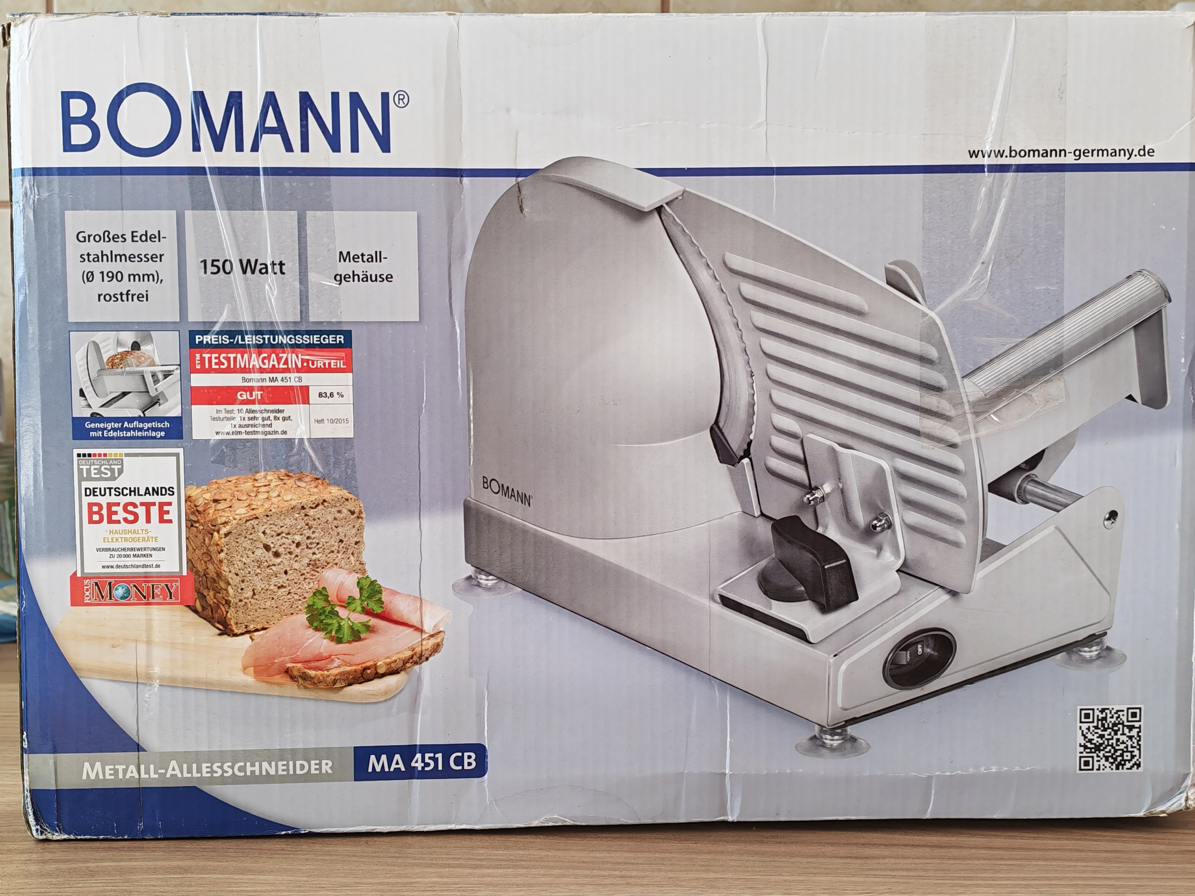 mesoreznica salamoreznica bomann 150w - slika 4