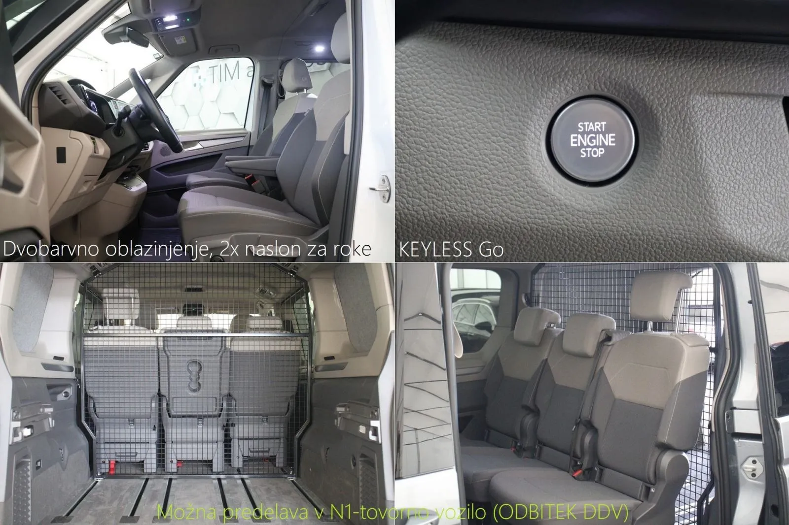 volkswagen multivan t7 l2 2.0tdi dsg edition 150km el.klizna vrata - slika 10