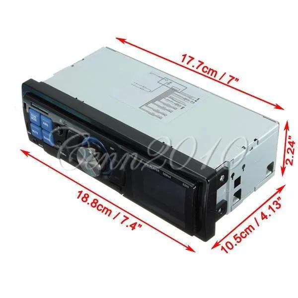 auto radio mp3, usb, sd kartica, aux + daljinski upravljač - slika 5