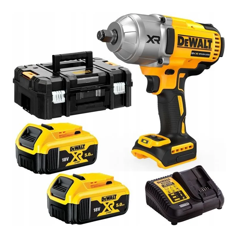 dewalt aku udarni odvijač 18v xr 1/2" 1396/1898nm 2x5.0a - slika 1
