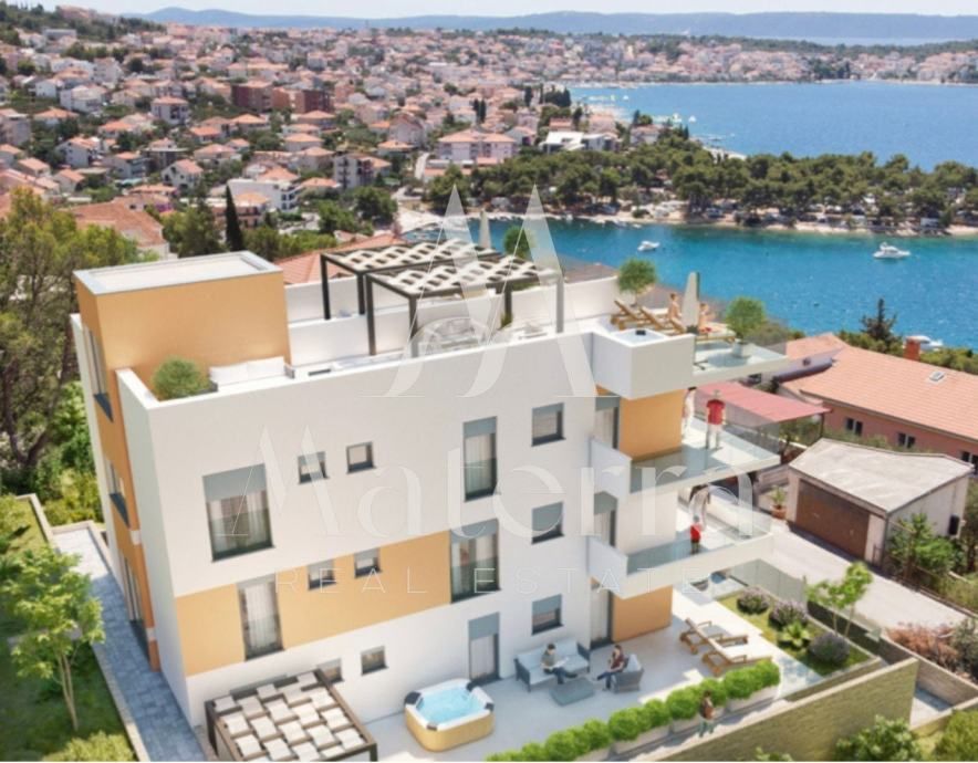 trogir/čiovo, 2-soban stan sa velikim vrtom, 200m od mora, pogled - slika 12