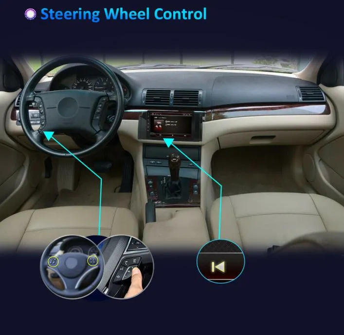 bmw e39 m5 original android 10.0 + parking kamera - slika 15
