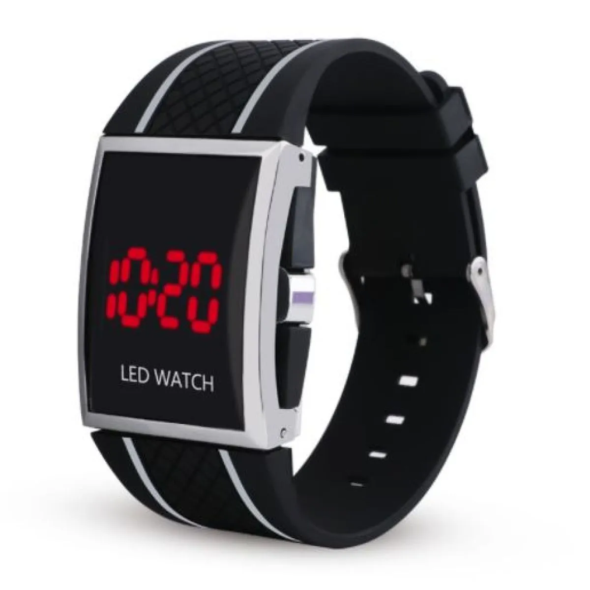led unisex sat s gumenim remenom - slika 4