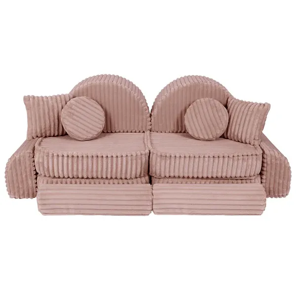 modularna sofa - ružičasta - slika 11