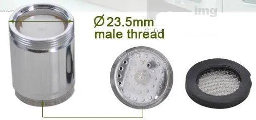 led lampa za pipu, slavinu (3 boje) - slika 2