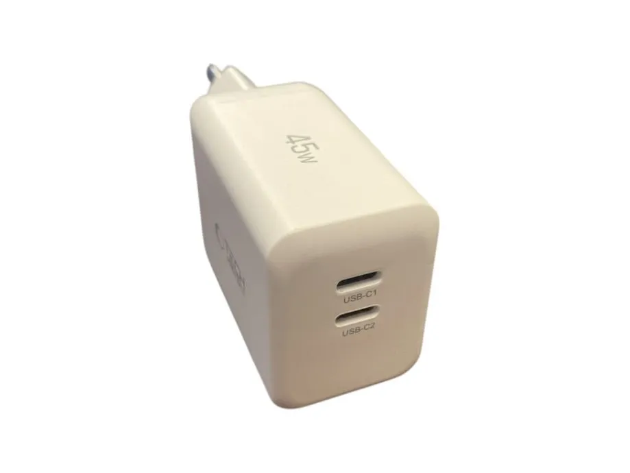 brzi zidni punjač tech protect nc45w gan / r1, rate! - slika 4
