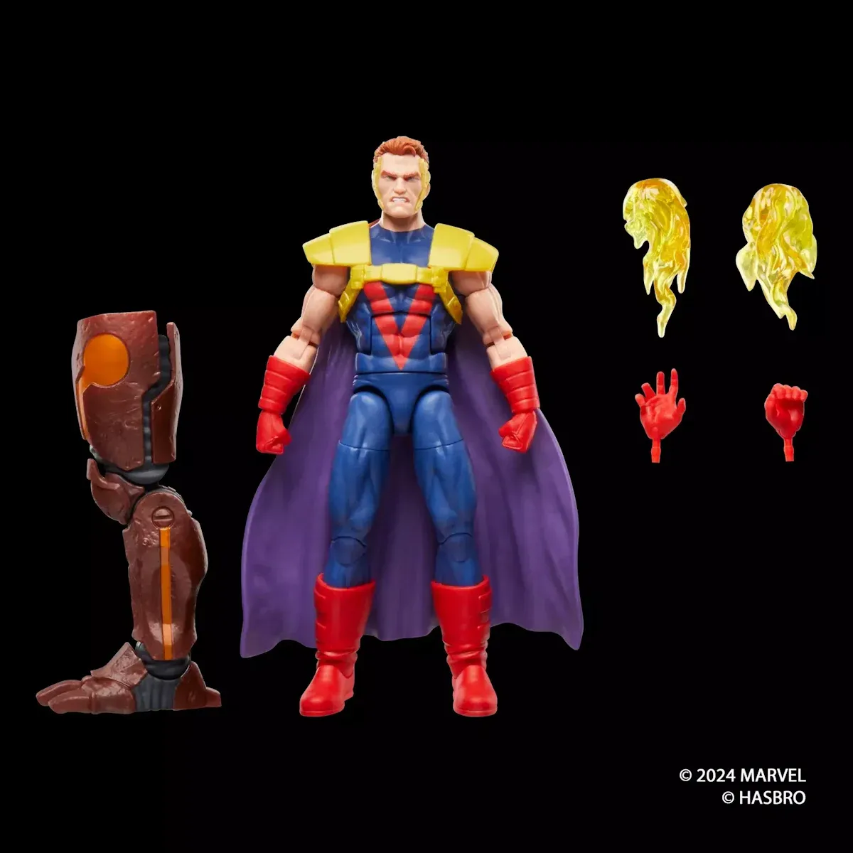 marvel legends series: x-men – fabian cortez figura, 15cm - slika 8