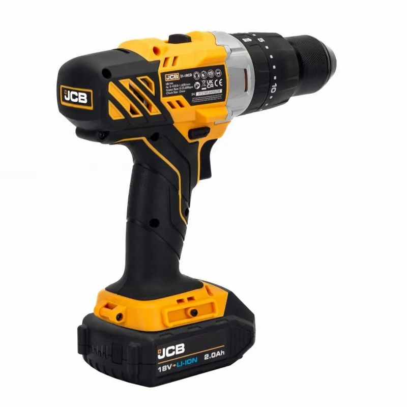 akumulatorska bušilica + baterija i punjač jcb-18cd-2xb-e - slika 2