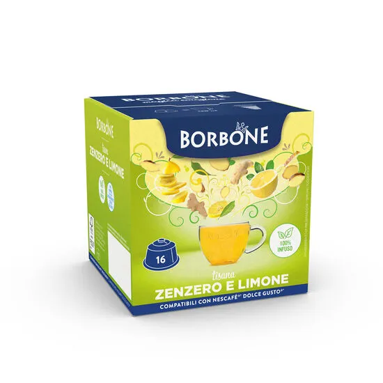 Borbone ZENZERO LIMONE biljni čaj od korjena đumbira i limuna - Zagreb