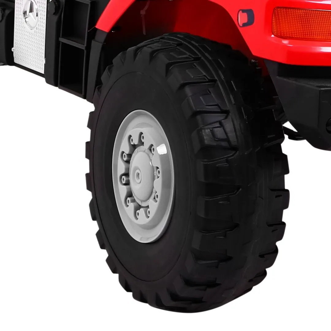 licencirani auto na akumultor mercedes benz zetros - crveni - slika 11