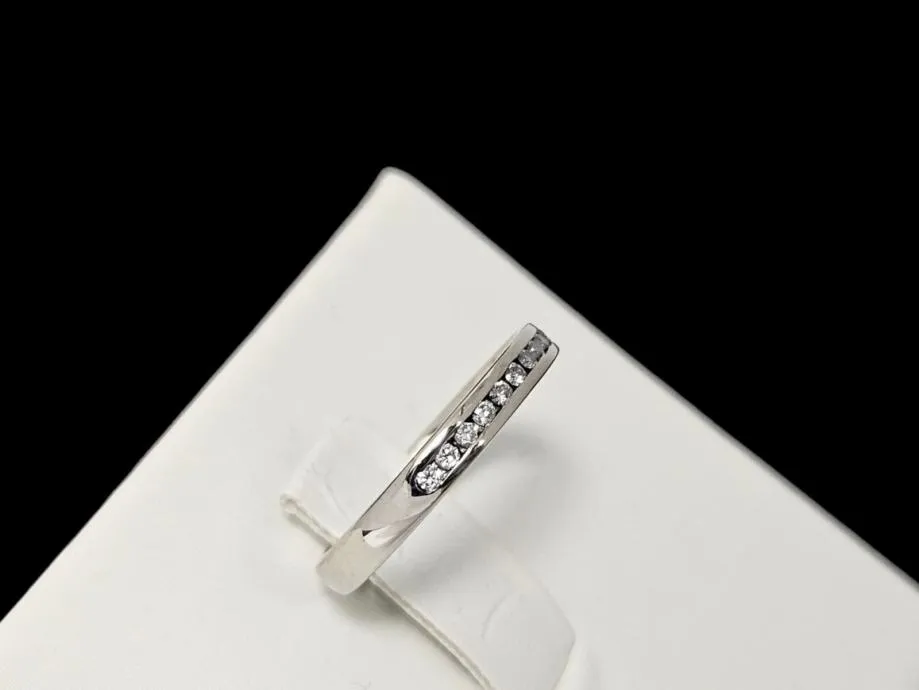 zlatni prsten s dijamantima - 0.08ct - 2.12g .585 (14k) / r1, rate !! - slika 2