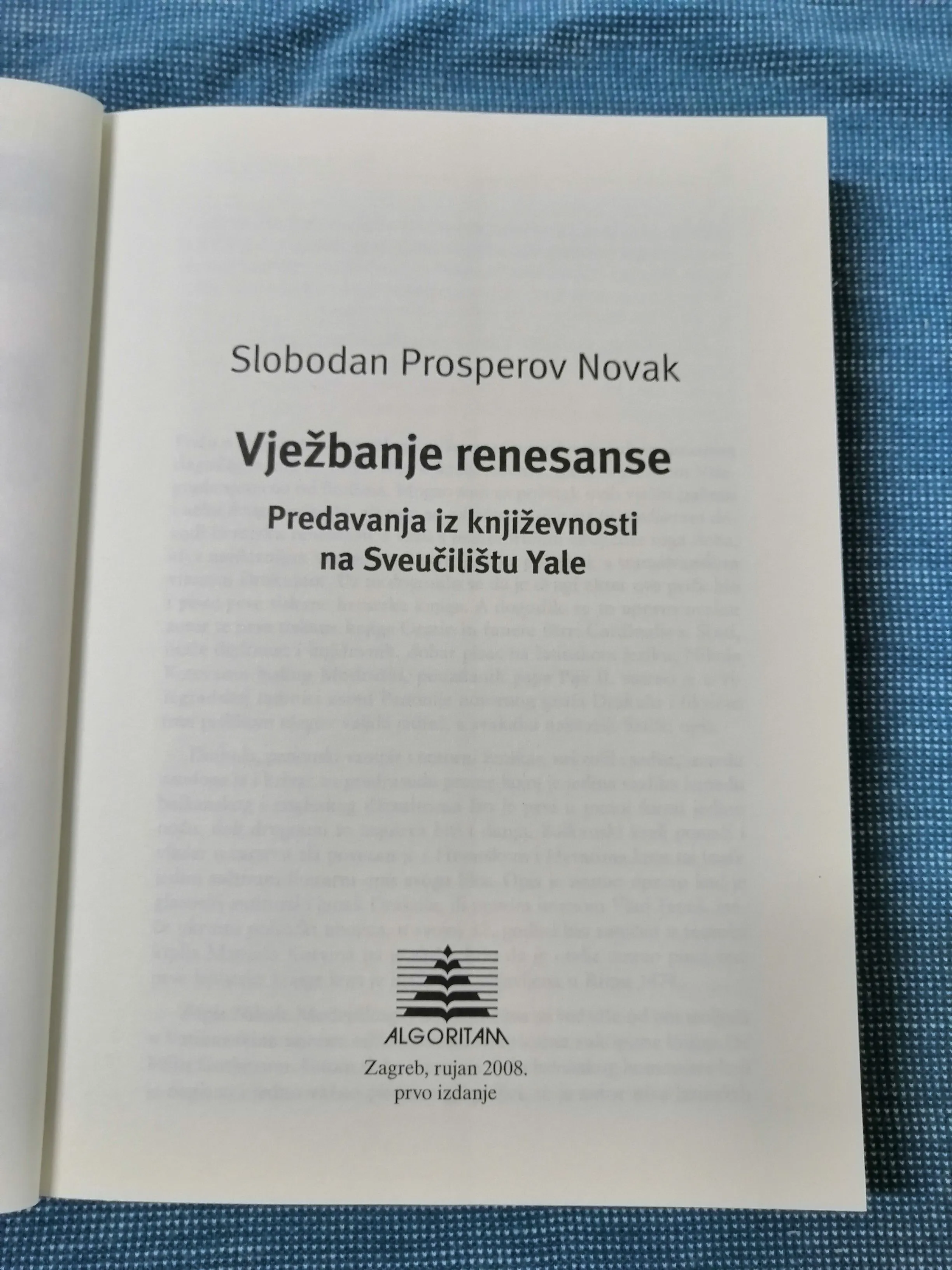 slobodan prosperov novak - vježbanje renesanse - slika 2