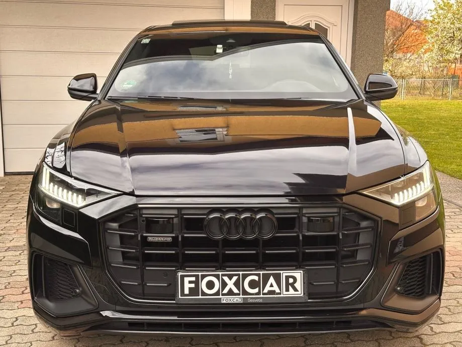 audi q8 50tdi s-line quattro 210kw 2020g black paket top stanje - slika 2
