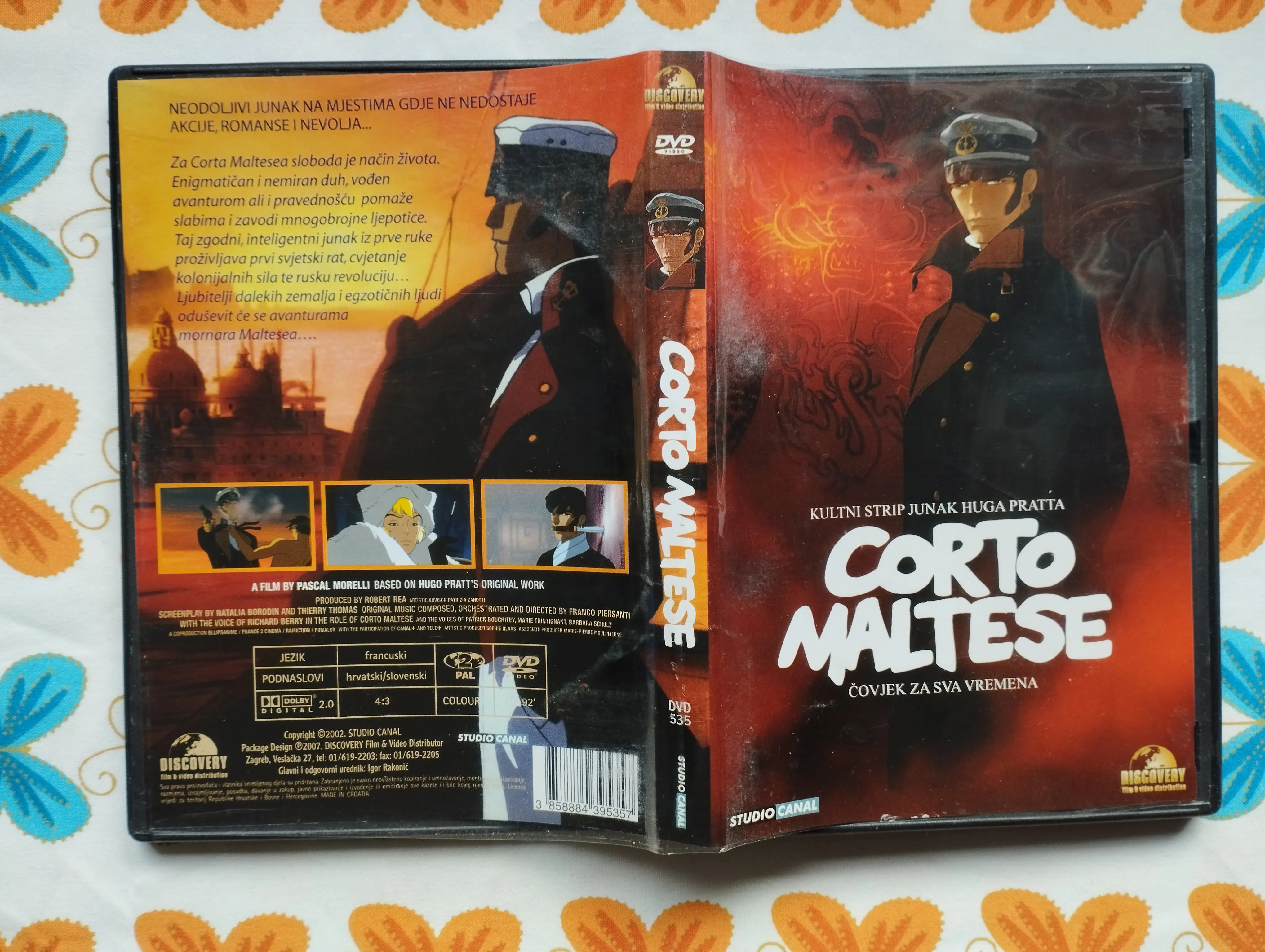 Corto Maltese - čovjek za sva vremena DVD - Samobor