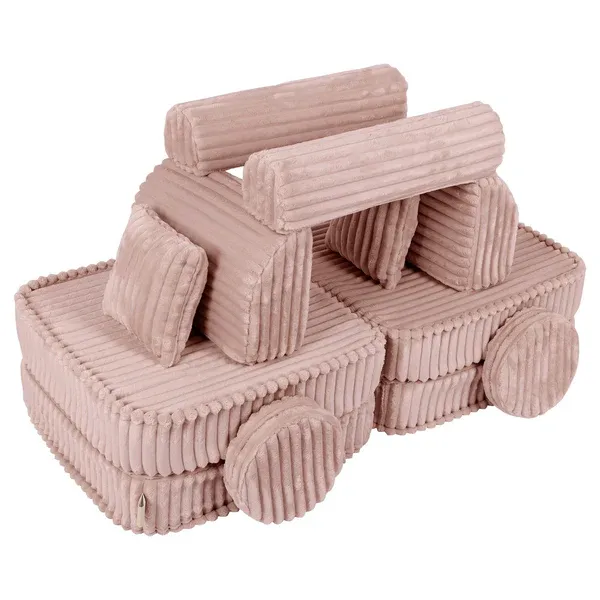 srednja modularna sofa za djecu - churros pink - slika 6