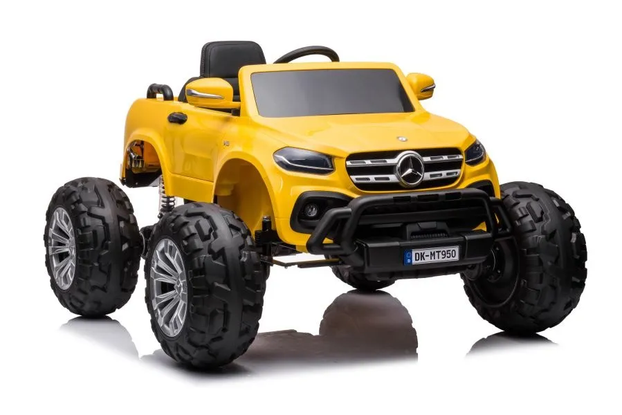 Licencirani auto na akumulator Mercedes DK-MT950 4x4 - žuti/lakirani - Mursko Središće