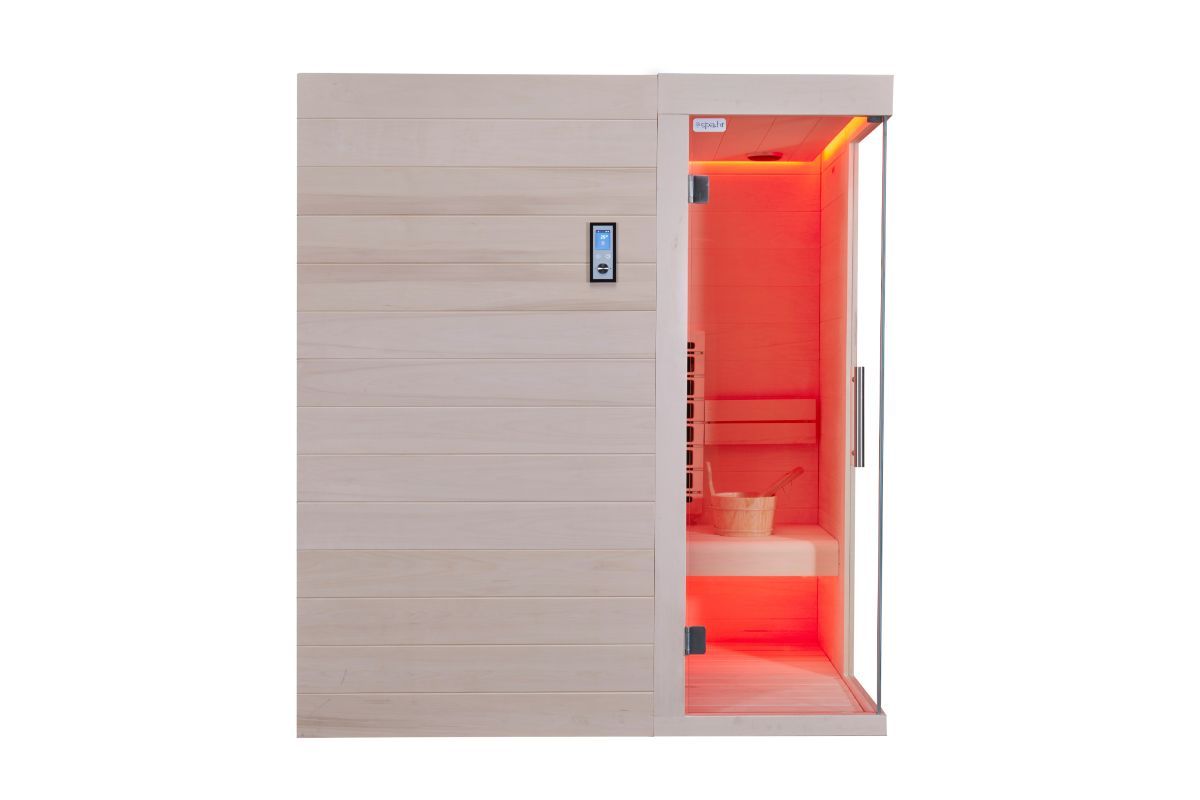 Kombinirana SAUNA – 180 x 140 x 200 cm – ELITE – Aspen - Zagreb
