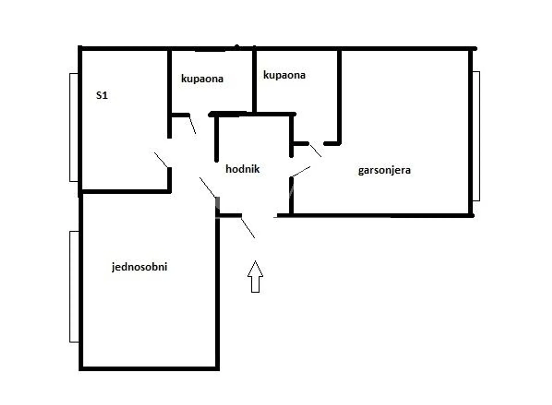 zapruđe-56m2 ( 2 zasebne jedinice) , 8.kat - slika 16