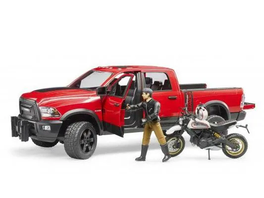 bruder ram auto i ducati motor s figuricom - slika 4