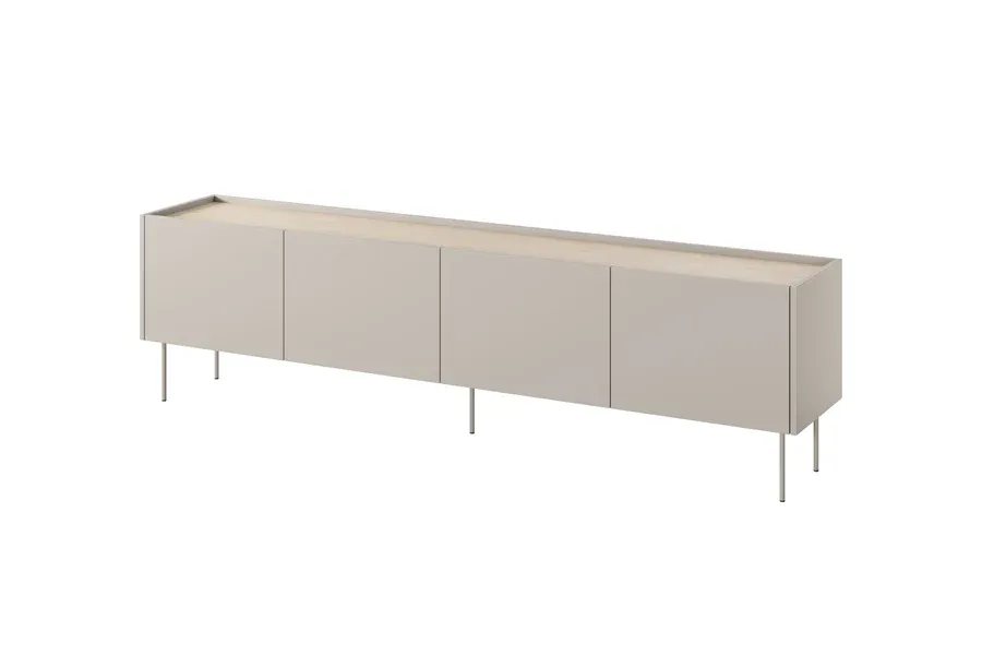 TV Komoda Desin 220cm, 4 vrata, Materijal: MDF - Čakovec