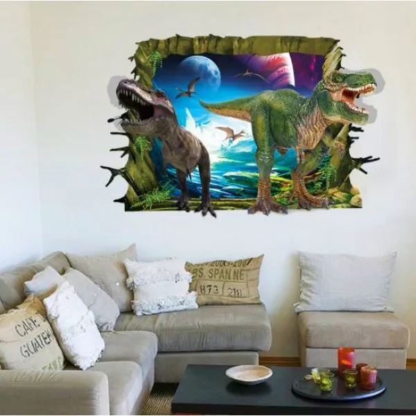 3d wall sticker dinosaurs 90x60cm - slika 5