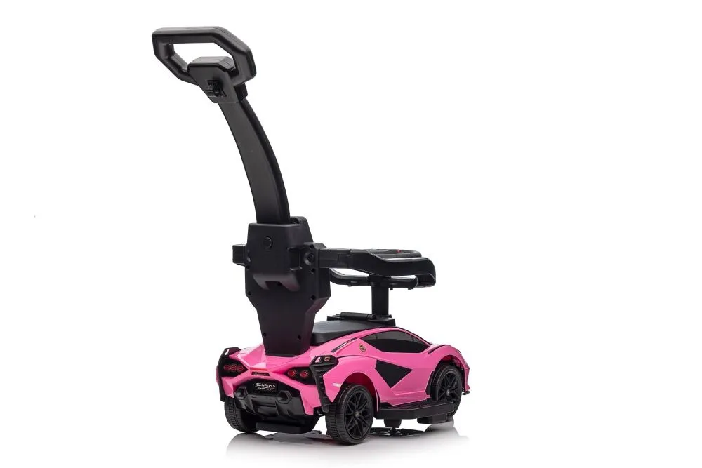 dječja guralica lamborghini qls-996t - roza - slika 3