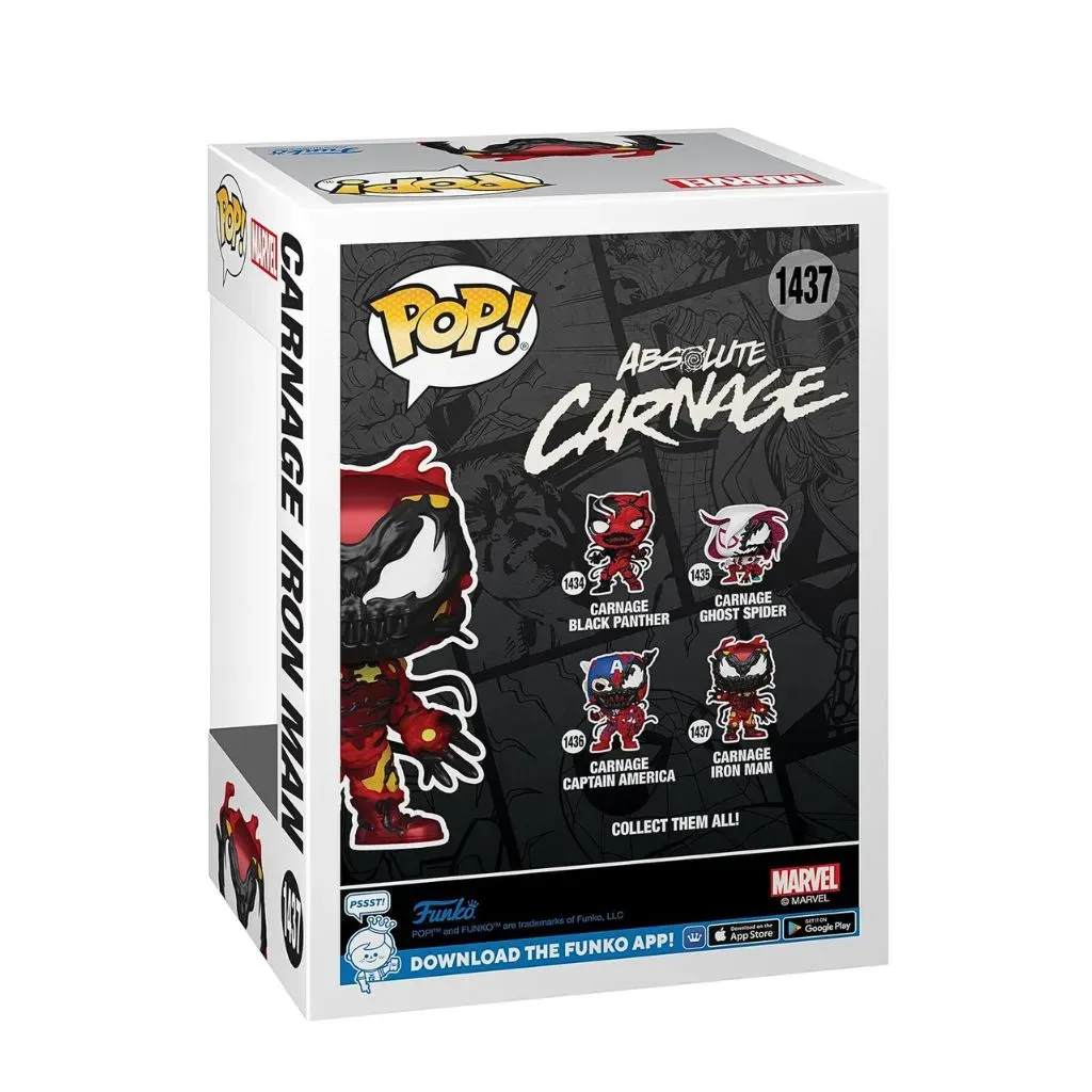 funko pop! marvel – carnage iron man #1437 - slika 2