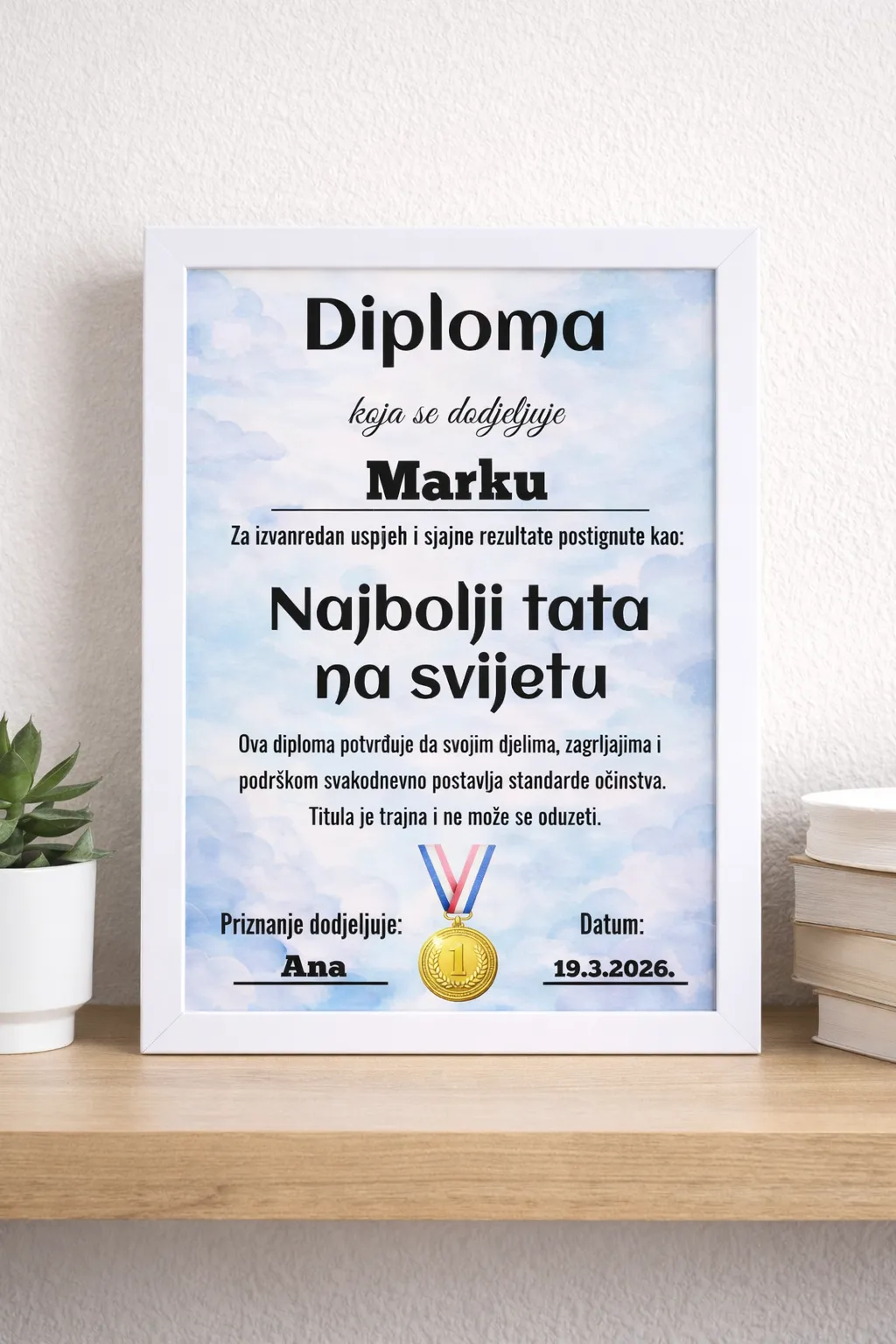 Diploma (najbolji tata) - Otočac