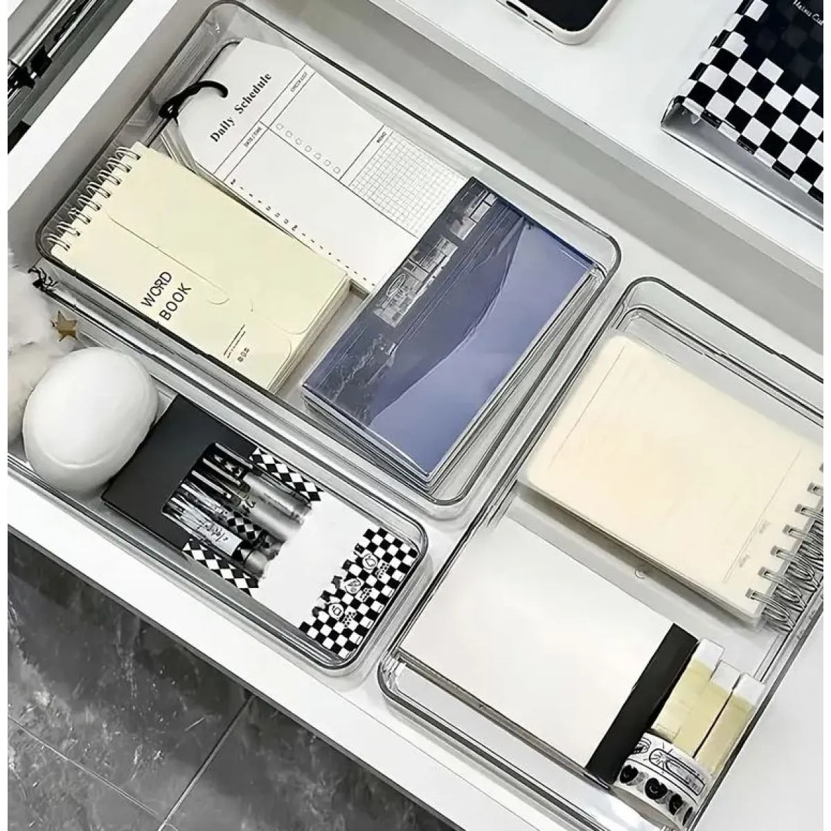 prozirni organizator ladica - više dimenzija - slika 6