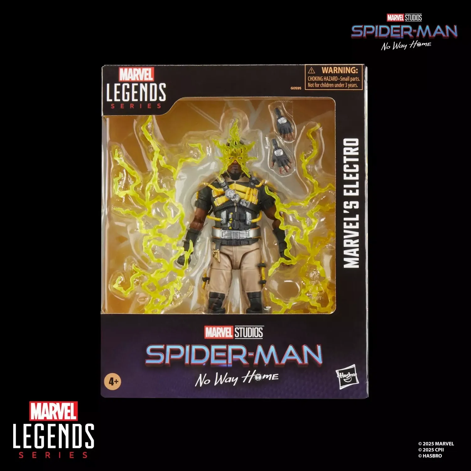 marvel legends series: spider-man – marvel’s electro figura, 15cm - slika 10