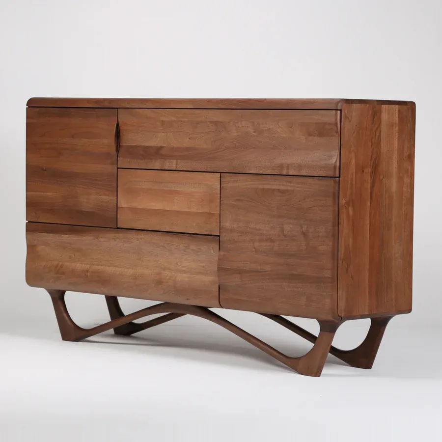 Komoda Antoni Alto 160x96cm, Materijal: Puno drvo Orah - Čakovec, Čakovec-zapad
