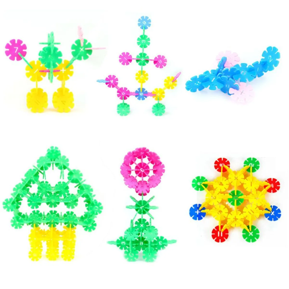 kreativni paket 120kom kockica puzzli za sastavljanje - slika 2
