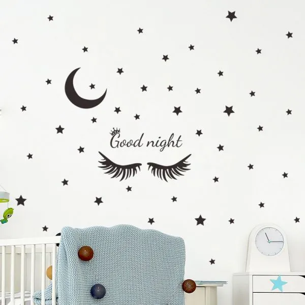 Zidna naljepnica Good night - Zagreb, Novi Zagreb - istok