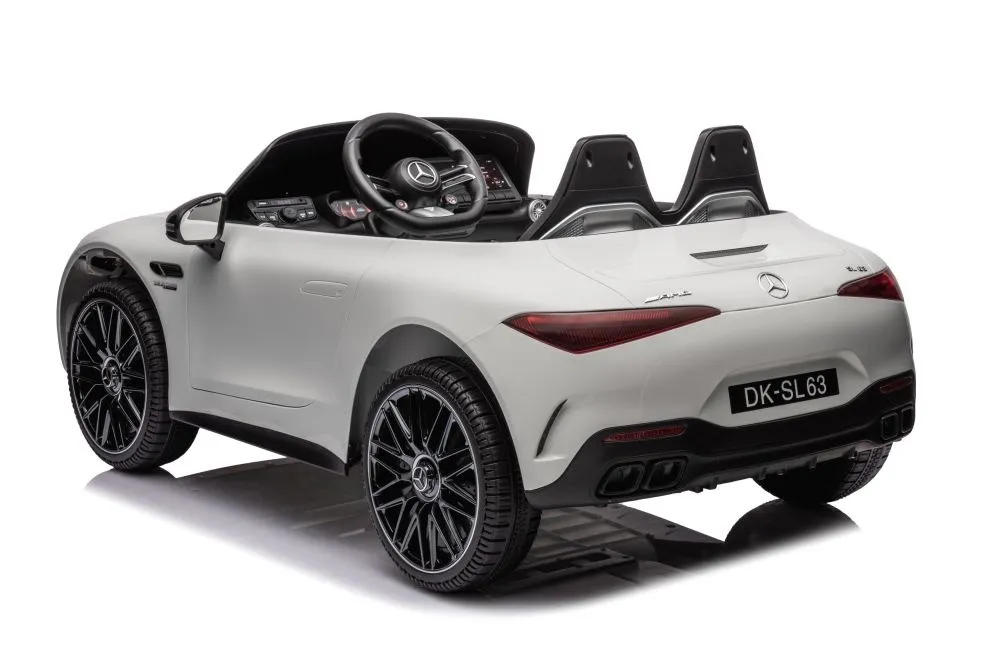 licencirani auto na akumulator mercedes amg sl63 - bijeli - slika 9