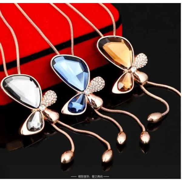 Ogrlica dijamantni leptir Diamond-Butterfly - Zagreb, Novi Zagreb - istok