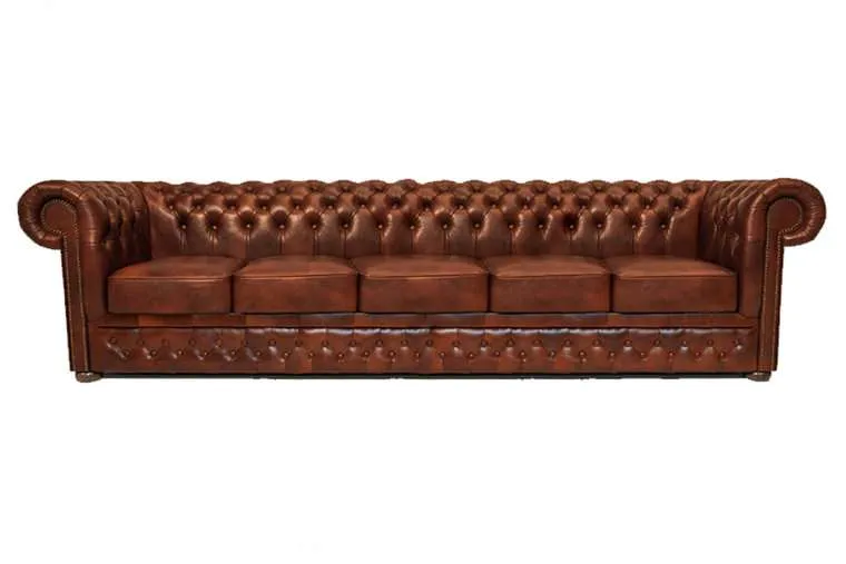 Chesterfield Garnitura First Class Leather | 5-sjedišta | Caramel - Ježdovec, Zagreb