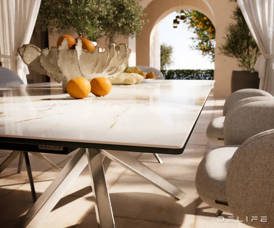 outdoor stol edge 200x100cm, materijal: keramika minas melange - slika 4