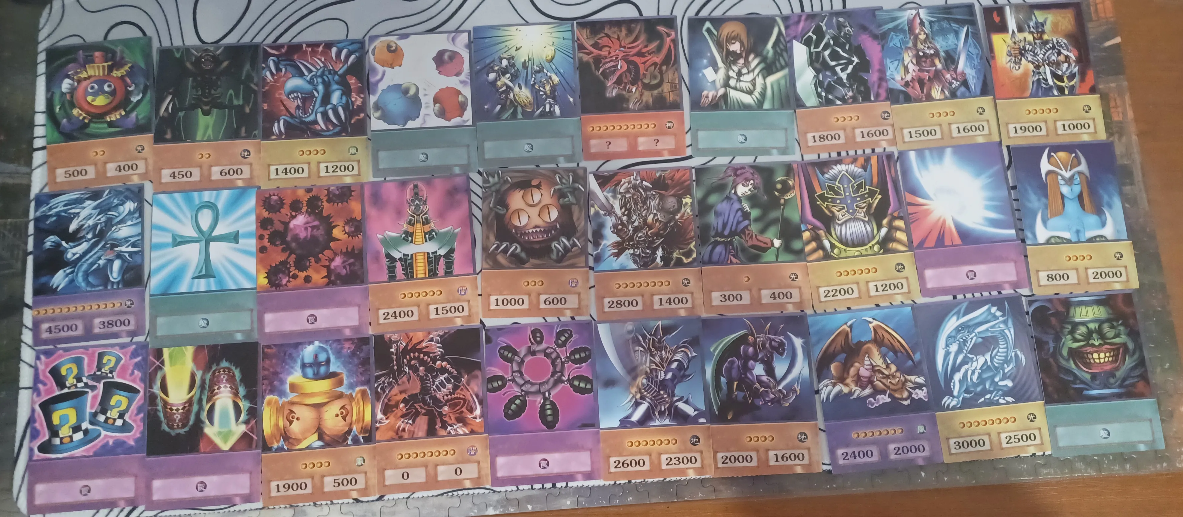 yugioh anime set 100 karata - exodia, blue-eyes - nove - slika 4