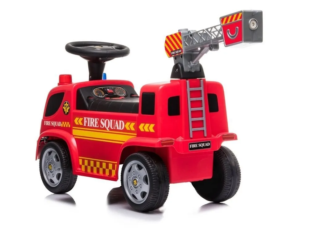dječja guralica fire brigade - crvena - slika 5