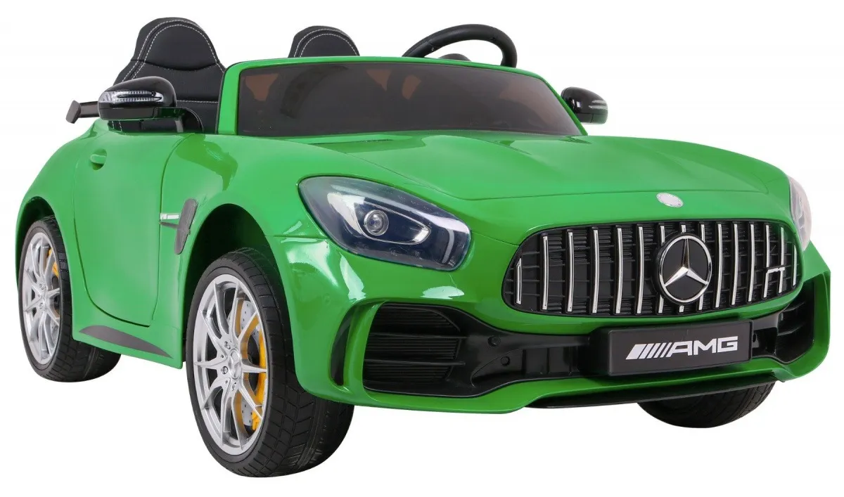 licencirani auto na akumultor mercedes benz gt r 4 x 4 - zeleni - slika 8