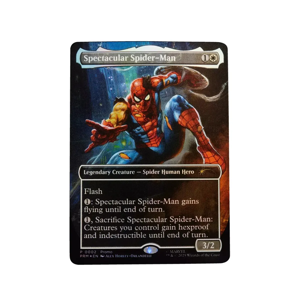 marvel legends series: mtg – battle-damaged spider-man figura, 15cm - slika 2