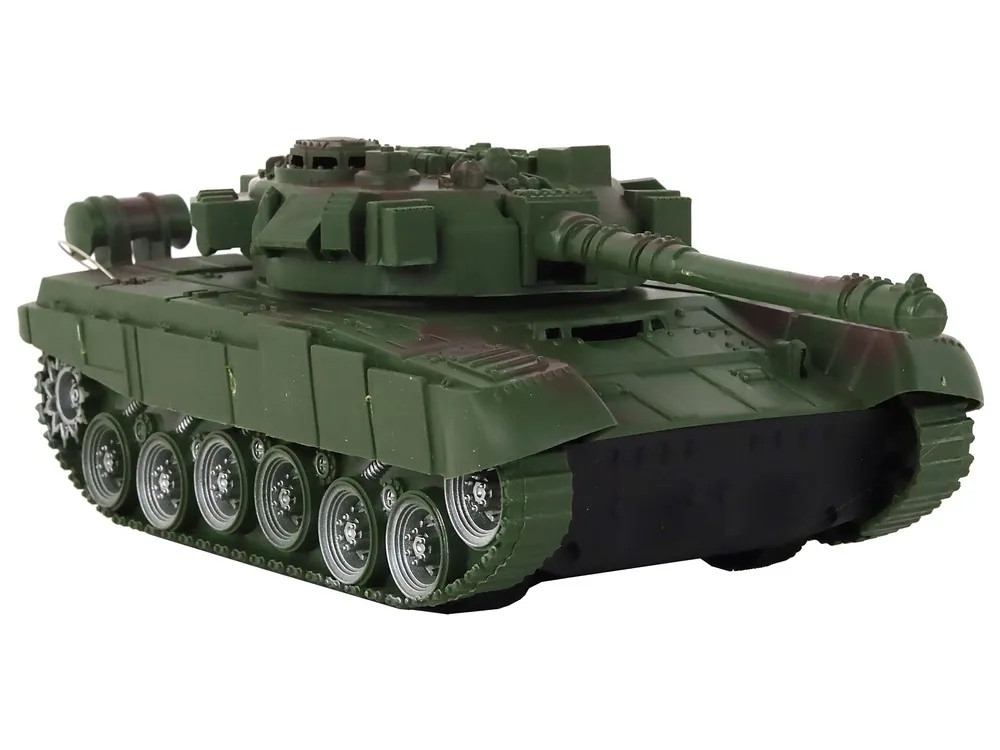 r/c tank remote controlled lights sound green 1:18 27mhz - slika 4