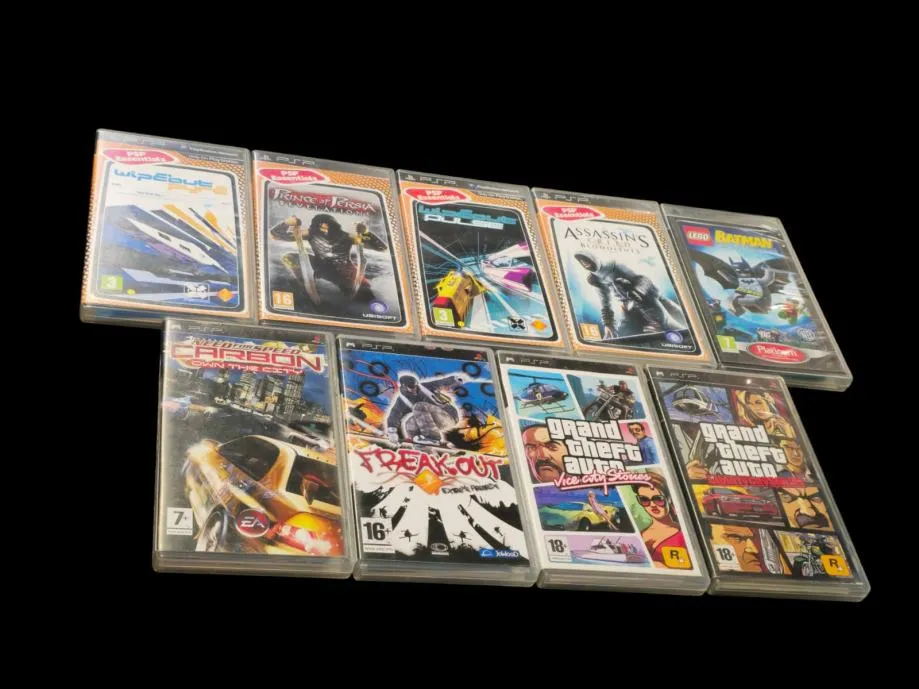 psp ( playstation portable) + 9 igara / r1, rate ! - slika 4