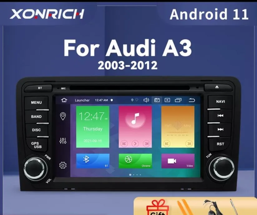 audi a3 s3 original android multimedija navigacija parking kamera - slika 5