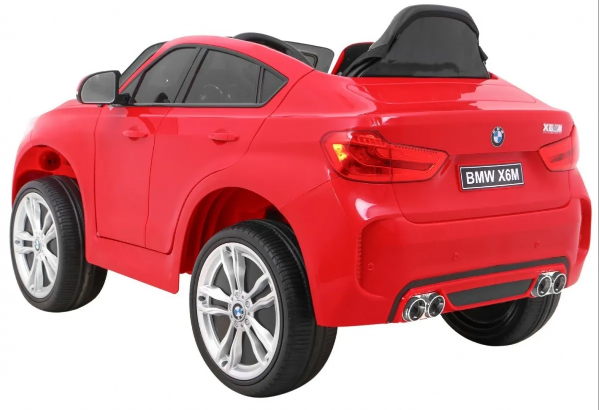 licencirani auto na akumulator bmw x6m - crveni - slika 9