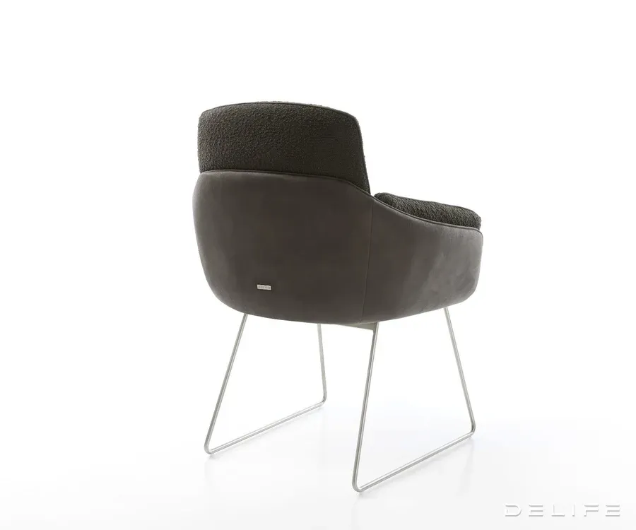 blagovaonska stolica luan, materijal: boucle/mikrofibra - slika 5