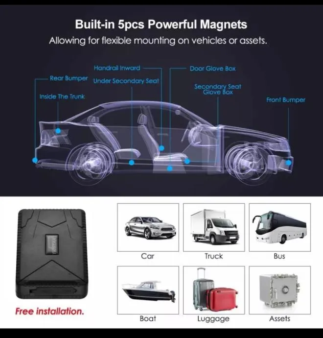 gps lokator traker za auto brod baterija 6 mjeseci - slika 6