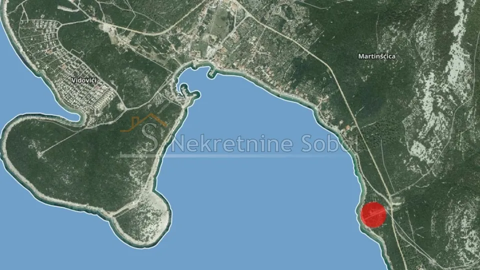Martinšćica, Otok Cres - Građevinsko, 1212 M2 Prodaja - Martinšćica, Cres