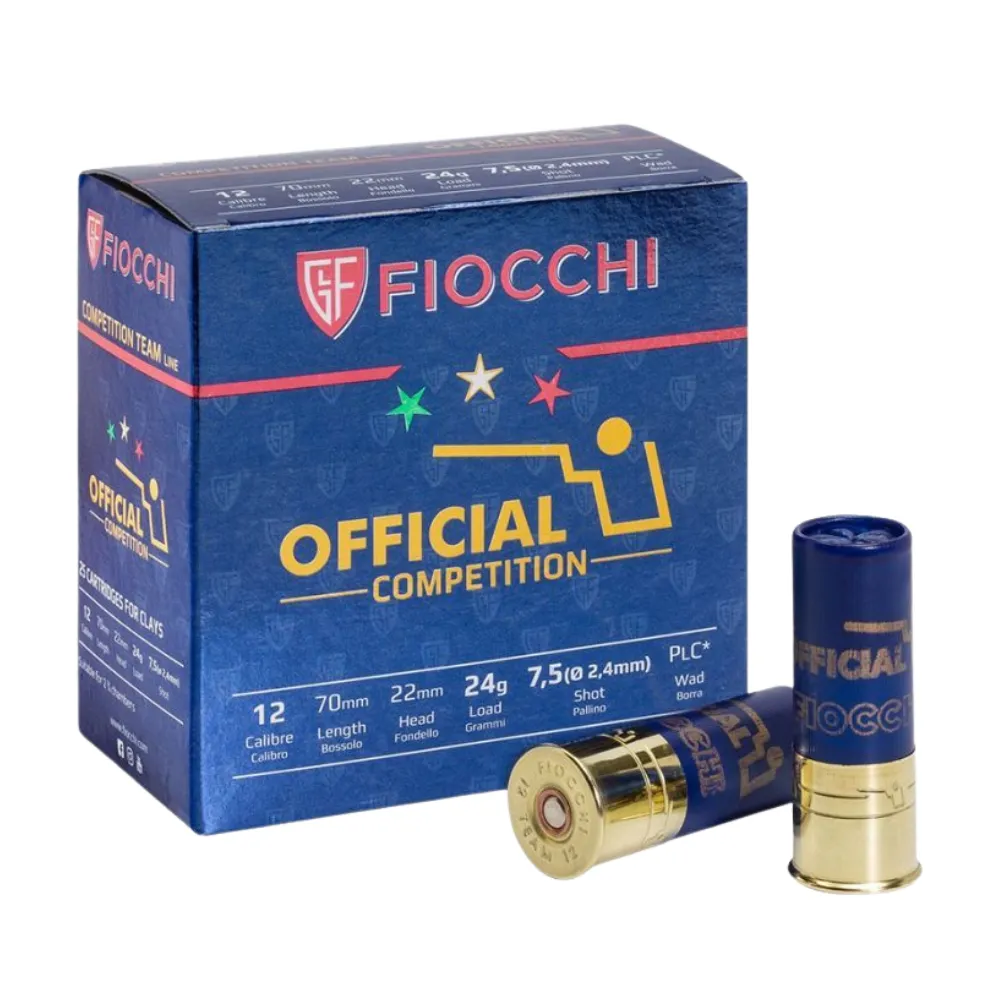 FIOCCHI OFFICAL 12/70 lovna patrona 7,5 TRAP cal.12 - Poreč