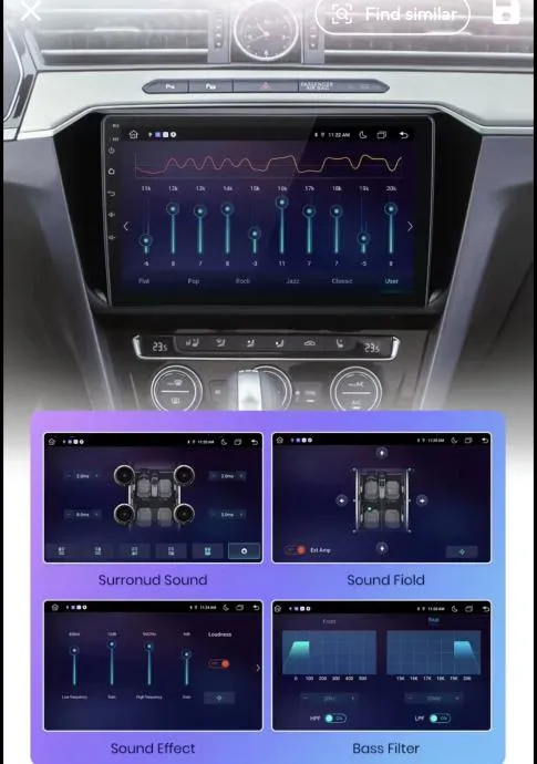 original multimedija za vw passat b8 android wifi gps parking kamera - slika 15